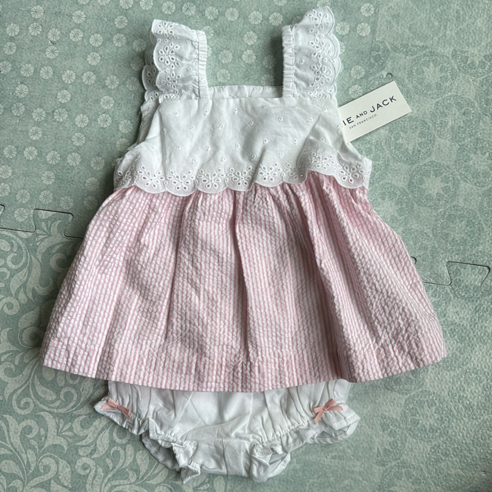 Jack and Janie Pink Striped Dress